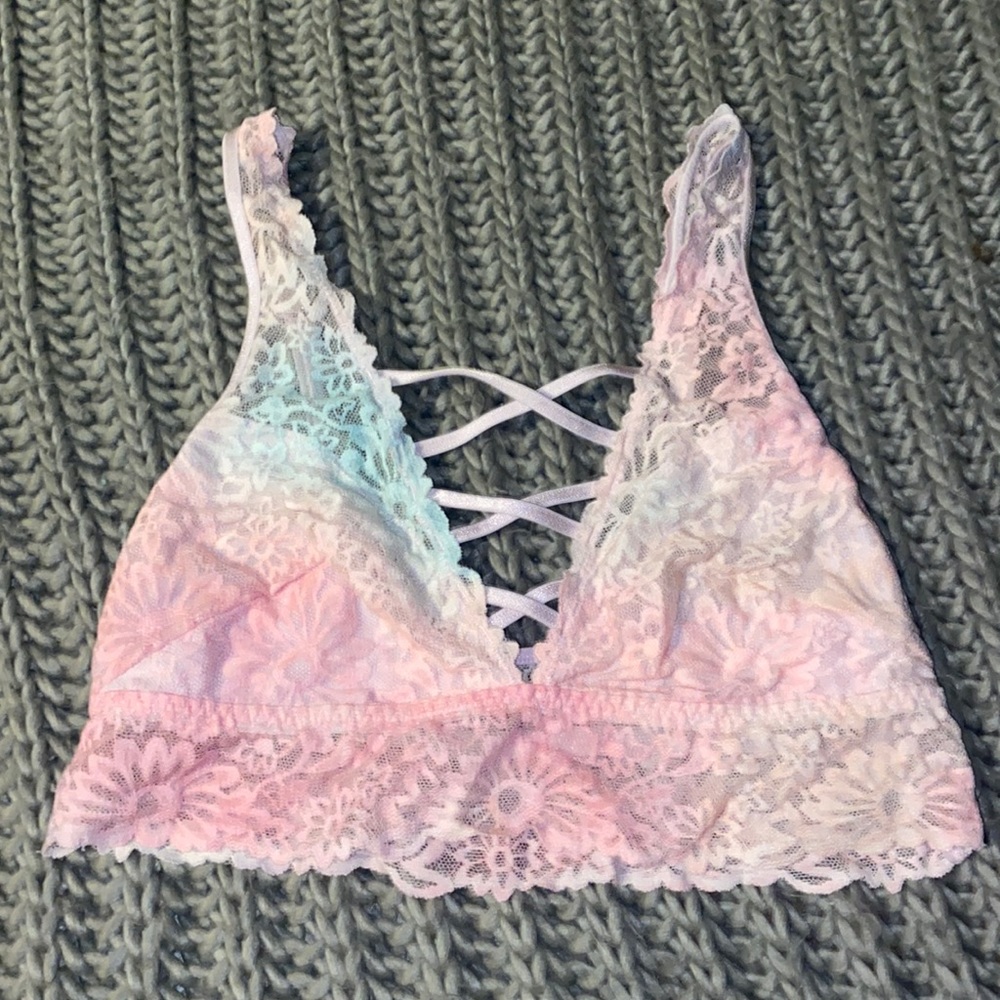Blue to pink ombré Easter edition PINK bralette !